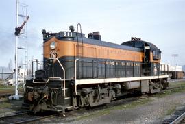 Great Northern Railway 211 at Burlington, Illinois in 1967.