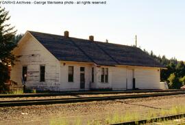 Great Northern Depot at Eureka, Montana, 1990