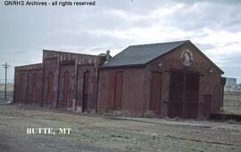 Great Northern Engine House at Butte, Montana, undated