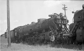 Great Northern Steam Locomotive 2580 at Saint Cloud, Minnesota in 1956.