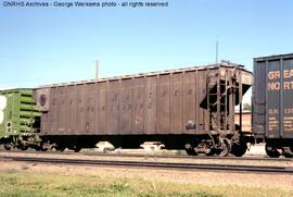 Great Northern Covered Hopper Car 171057 at Idaho Falls, Idaho, 1975