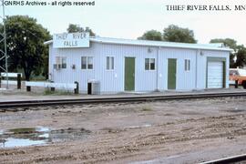 Great Northern Depot at Thief River Falls, Minnesota, undated