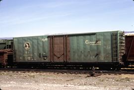 Great Northern Railway Box car 200072, at Wenatchee, Washington in 1971.