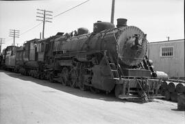 Great Northern Steam Locomotive 3243 at Willmar, Minnesota in 1961.