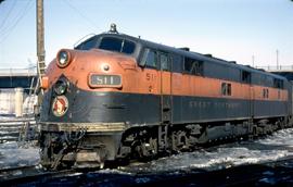 Great Northern Railway 511 at St. Paul, Minnesota in 1969.