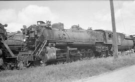 Great Northern Steam Locomotive 2189 at Saint Cloud, Minnesota in 1956.