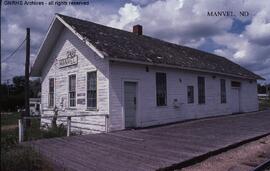 Great Northern Depot at Manvel, North Dakota, undated