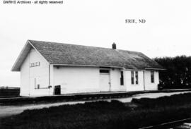 Great Northern Depot at Erie, North Dakota, undated