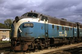 Great Northern Railway 314-A at Minneapolis Junction, Minnesota in 1970.