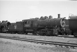 Great Northern Steam Locomotive 845 at Saint Cloud, Minnesota in 1961.