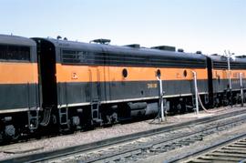 Great Northern Railway 361-B at Shelby, Montana in 1967.