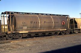 Great Northern Railway Hopper car 71604 at Pasco, Washington in 1974.