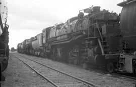 Great Northern Steam Locomotive 2023 at Superior, Wisconsin in 1955.