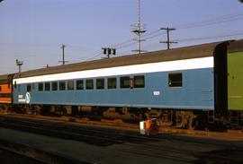 Great Northern Railway Passenger Car 1001 at Seattle, Washington in 1971.