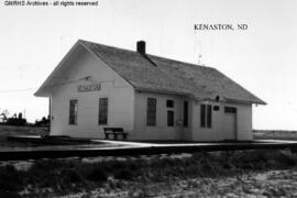 Great Northern Depot at Kenaston, North Dakota, undated