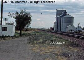 Great Northern Station Building at Dodson, Montana, undated