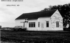 Great Northern Depot at Holloway, Minnesota, undated