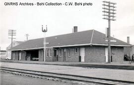 Great Northern Depot at Moorhead, Minnesota, 1968