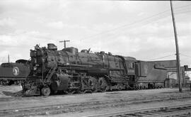 Great Northern Steam Locomotive 3390 at Minneapolis Junction, Minnesota in 1958.