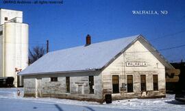 Great Northern Depot at Walhalla, North Dakota, undated