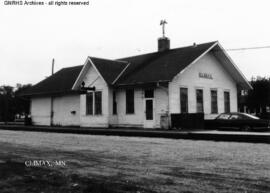 Great Northern Depot at Climax, Minnesota, undated