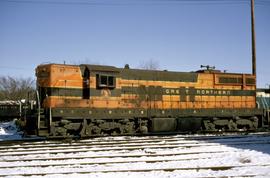 Great Northern Railway 555 at Minneapolis Junction, Minnesota in 1970.