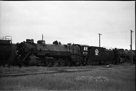 Great Northern Steam Locomotive 2178 at Saint Cloud, Minnesota in 1960.