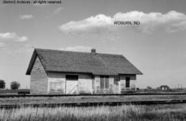 Great Northern Depot at Woburn, North Dakota, undated