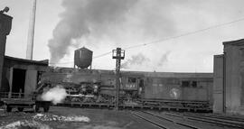 Great Northern Steam Locomotive 3127 at Hillyard, Washington, undated