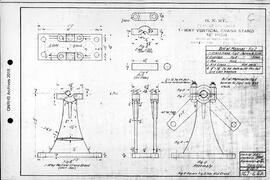 Great Northern Railway Standard Signal Plans; Crank Stand, One-Way Vertical 12 Inch High, 1917