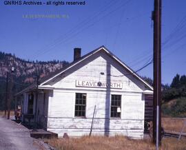 Great Northern Depot at Leavenworth, Washington, undated