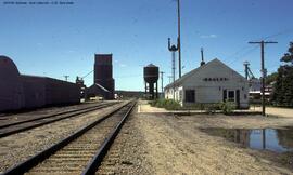 Great Northern Depot at Bagley, Minnesota, 1983