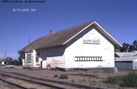 Great Northern Depot at Rutland, North Dakota, undated