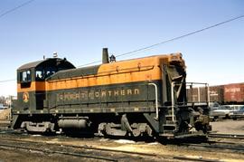 Great Northern Railway 101 at Minneapolis, Minnesota in 1970.