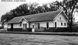 Great Northern Depot at Northwood, North Dakota, undated