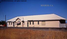 Great Northern Depot at Bieber, California, undated