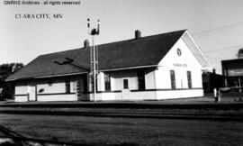 Great Northern Depot at Clara City, Minnesota, undated