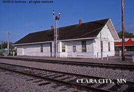 Great Northern Depot at Clara City, Minnesota, undated