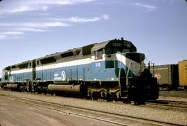 Great Northern Railway 332 at Havre, Montana in 1969.