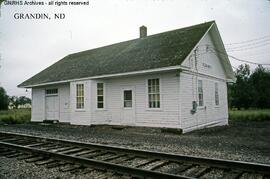 Great Northern Depot at Grandin, North Dakota, undated