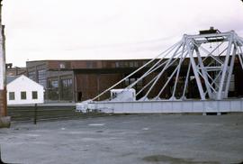 Great Northern Railway Turntable at Great Falls, Montana in white paint