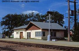 Great Northern Depot at Barnesville, Minnesota, undated