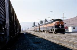 Great Northern Railway Train 31, Empire Builder at Wenatchee, Washington in 1967.