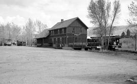 Nevada County Narrow Gauge Railroad Museum Depot at Nevada City, California, undated