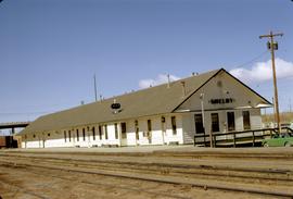 Great Northern Railway Shelby, Montana depot in 1972.