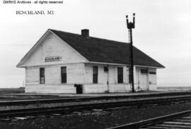 Great Northern Depot at Benchland, Montana, undated