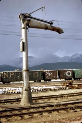 Great Northern Railway water Column in 1972.