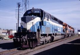 Great Northern Railway 412 at Spokane, Washington in 1968.