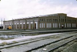 Great Northern Railway Erection Shop at Great Falls, Montana in 1975.