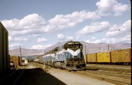 Great Northern Railway Train 78 at Wenatchee, Washington in 1969.